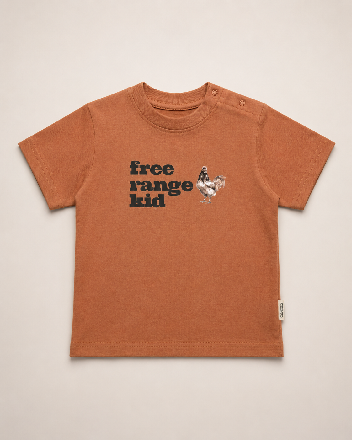 Free Range Kid Camel T-shirt