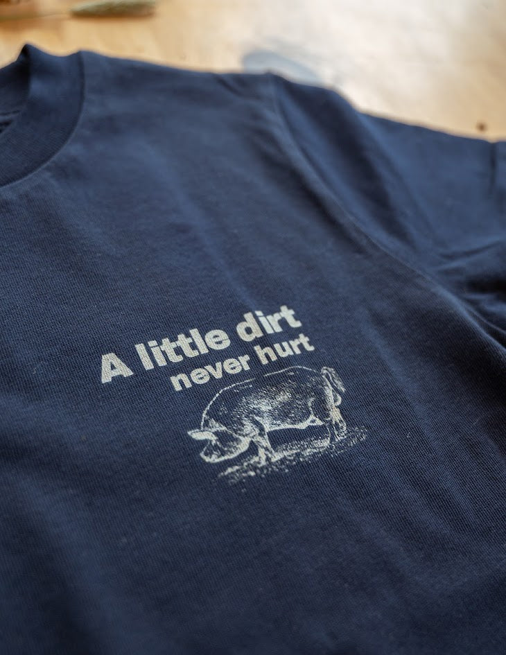 A little dirt pig organic cotton t shirt