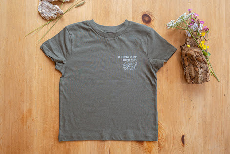 A little dirt pig organic cotton t shirt