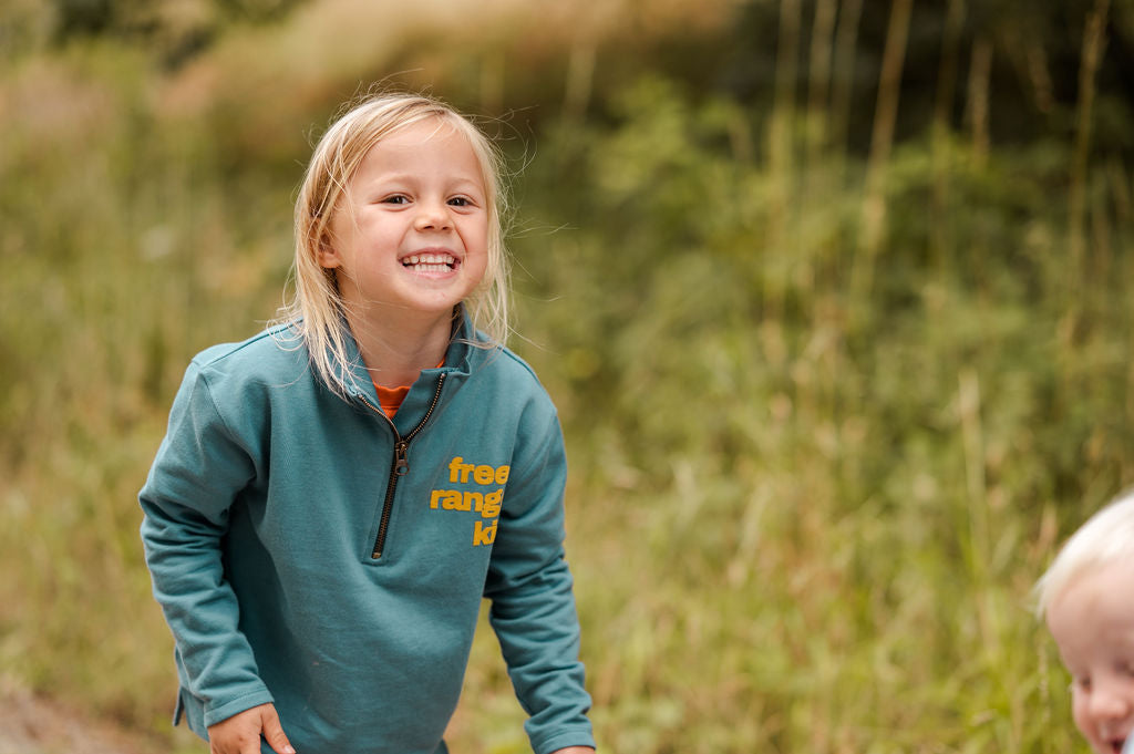 Sew Aneira Free Range Kid 1/4 Zip Sweatshirt