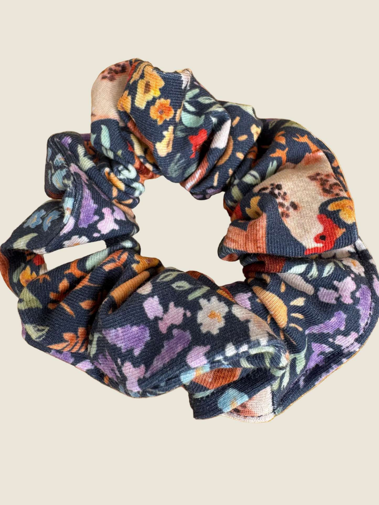 Sew Aneira Chicken print Scrunchies