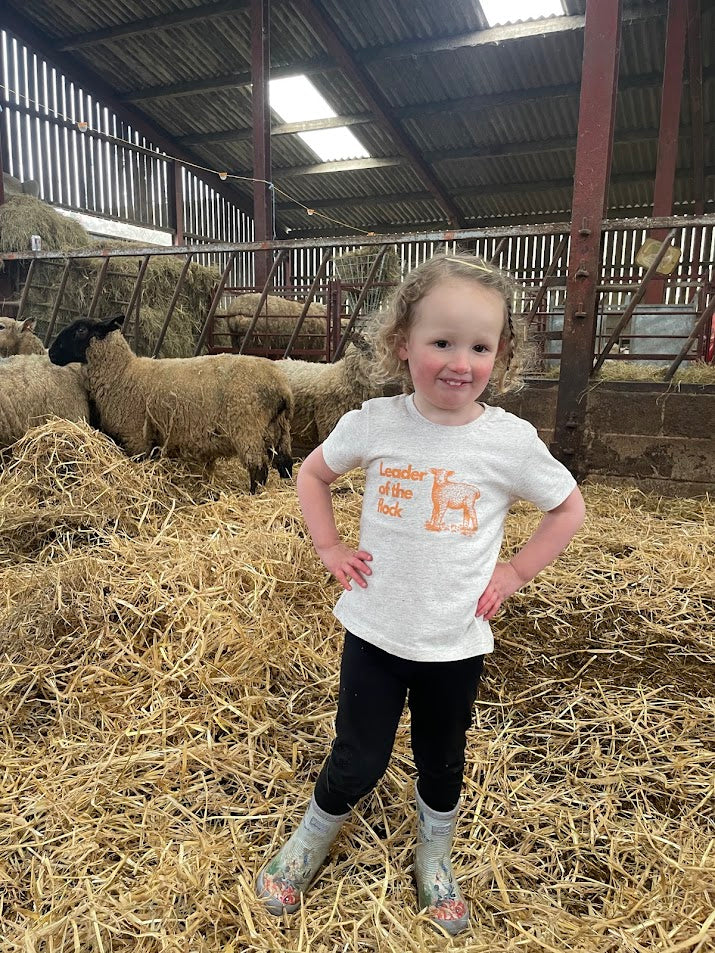 Lamb organic cotton kids t shirt