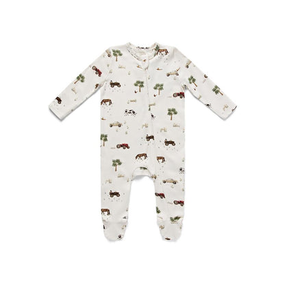 Eleanor Charles Organic Cotton Farm Sleepsuit