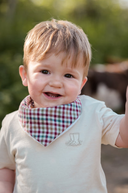 Legacy Check Baby Bibs