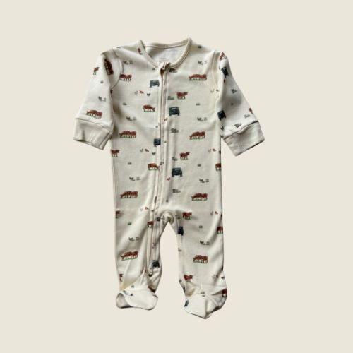 Sew Aneira 4x4 Organic Cotton Baby Sleepsuit