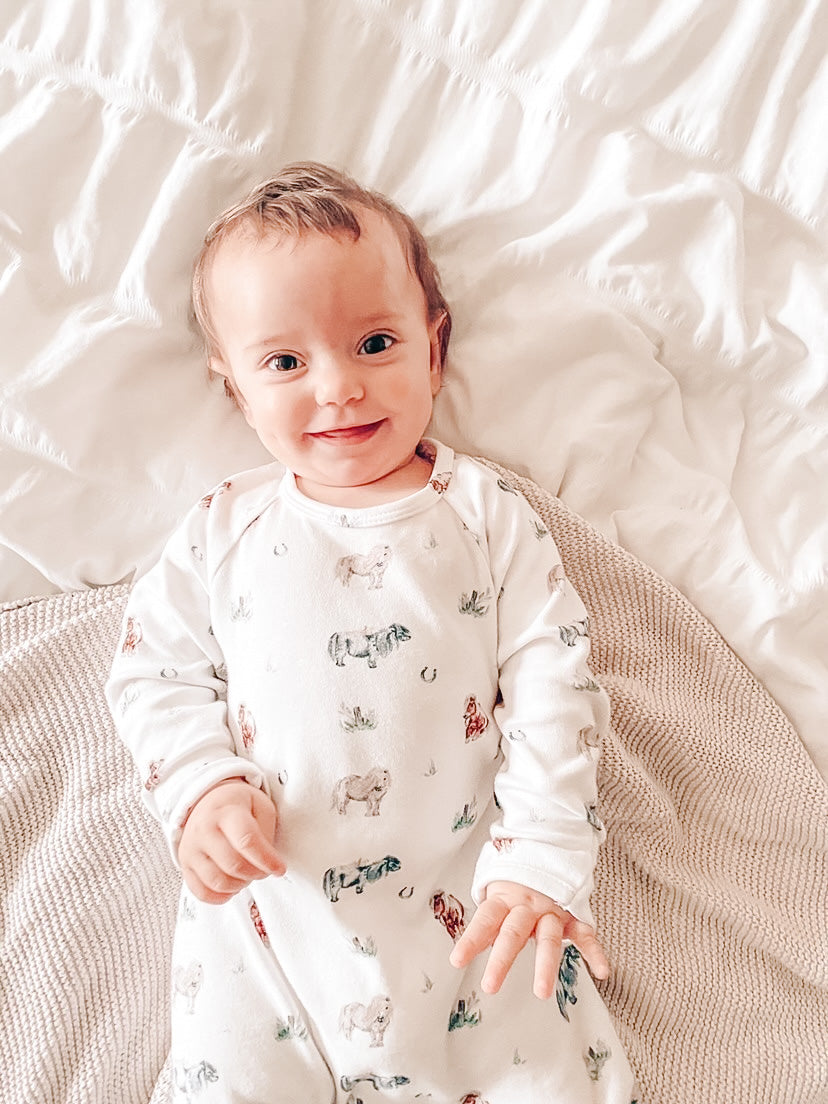 Little Stamford Co Pony Sleepsuit