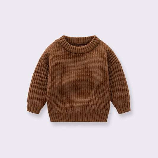 Kids Chunky knit mini farmer jumper