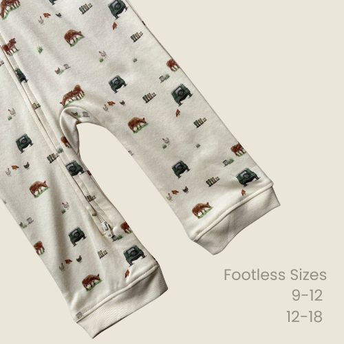 Sew Aneira 4x4 Organic Cotton Baby Sleepsuit