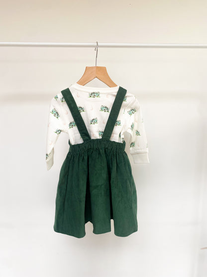 Green Dungaree Pinny