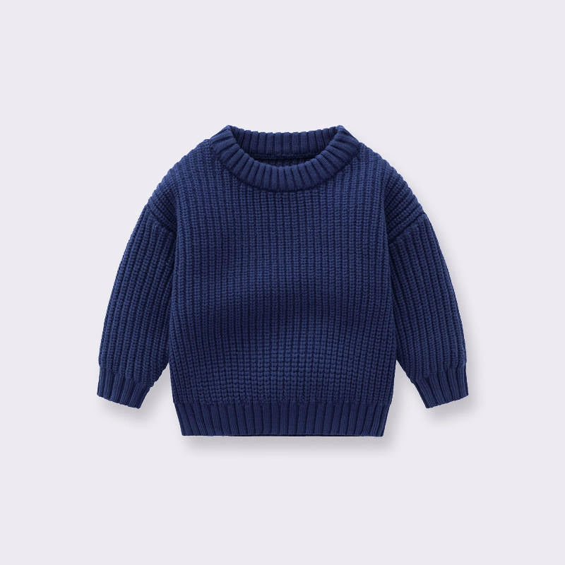 Kids Chunky knit mini farmer jumper