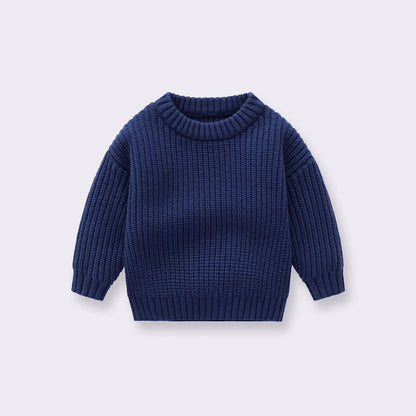 Kids Chunky knit mini farmer jumper
