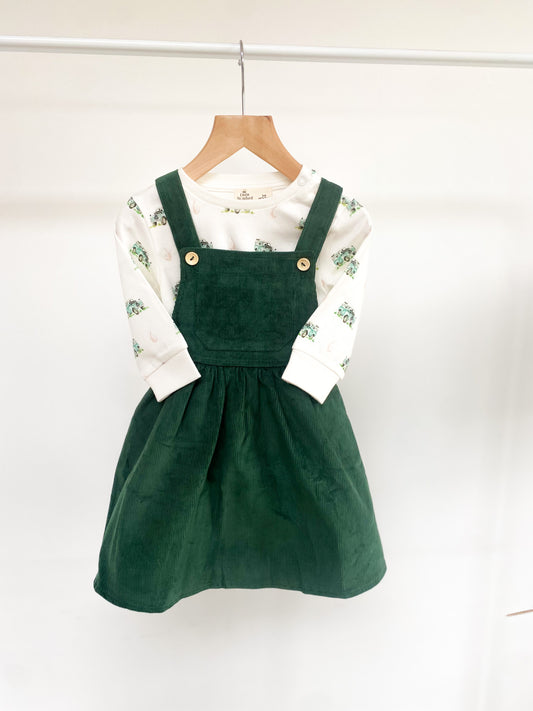 Green Dungaree Pinny