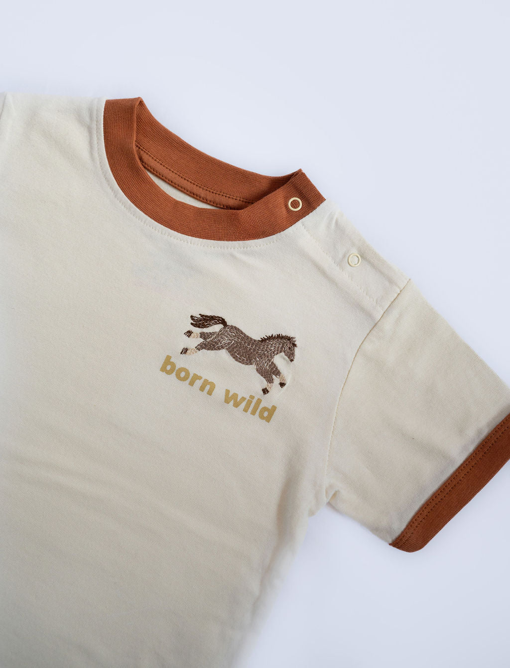 Horse Born Wild Tee Retro