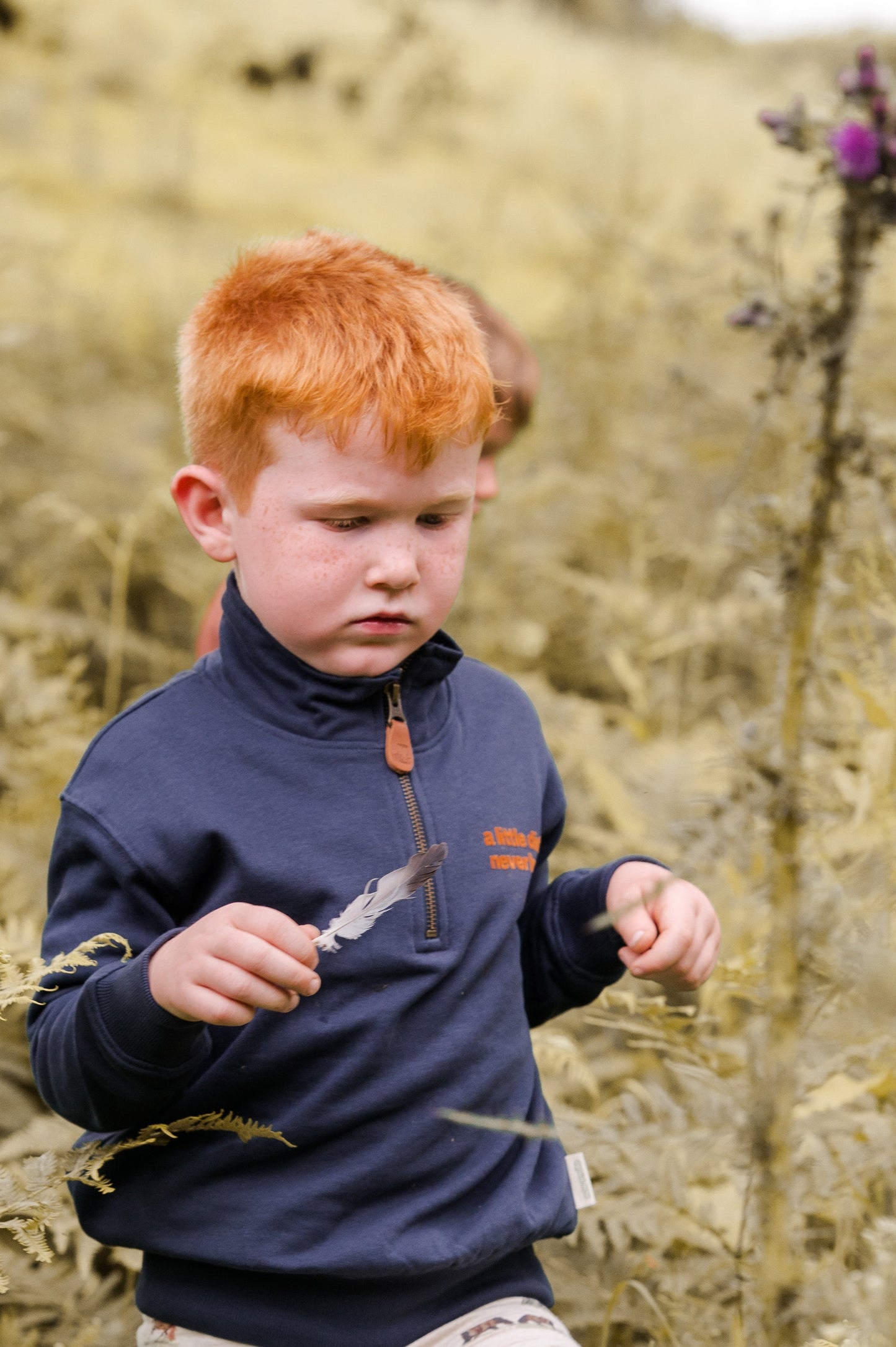 A Little Dirt Never Hurt Organic Cotton Quarter Zip