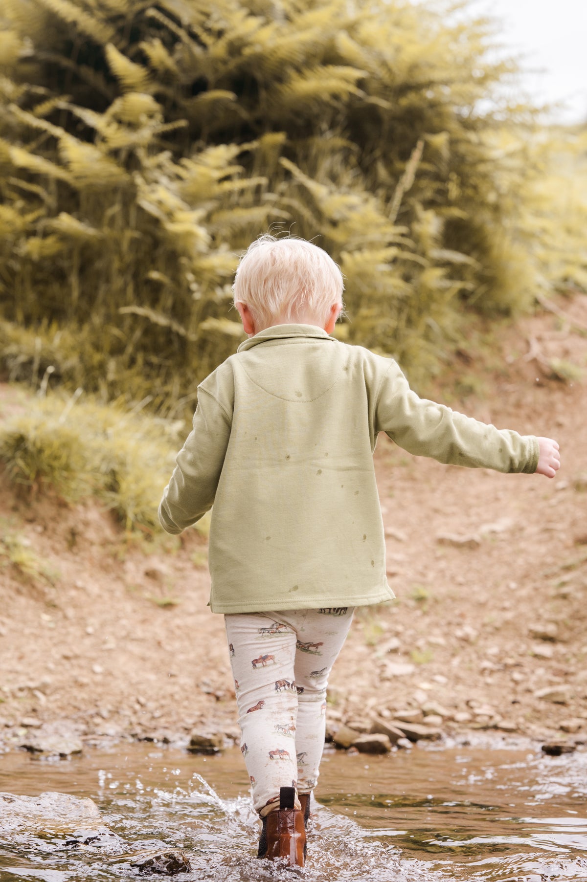Free Range Kid & Pony legging set Moss Stone