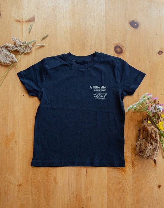 A little dirt pig organic cotton t shirt