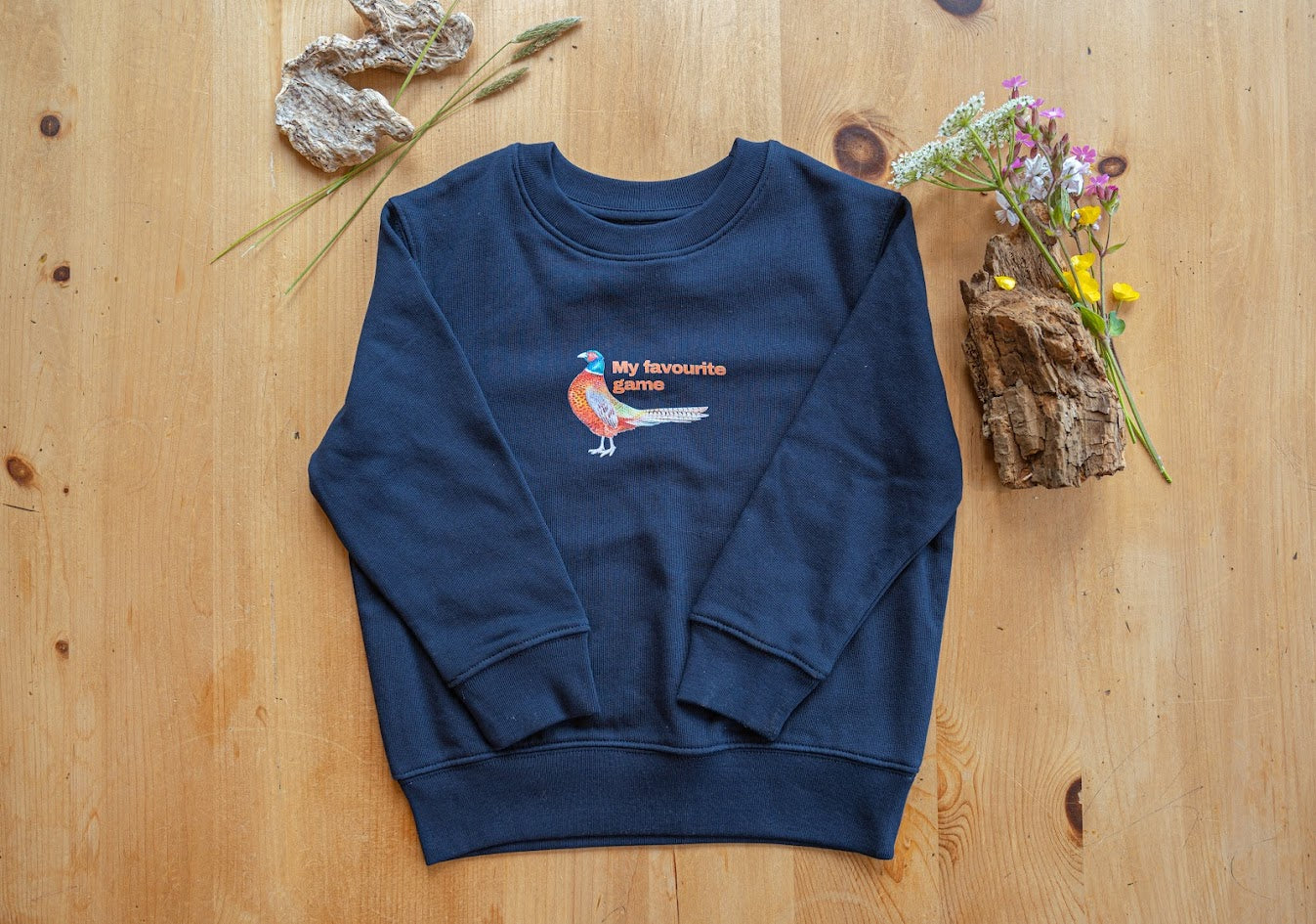 Kids Pheasant Sweatshirt by Sew Aneira