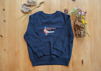 Kids Pheasant Sweatshirt by Sew Aneira