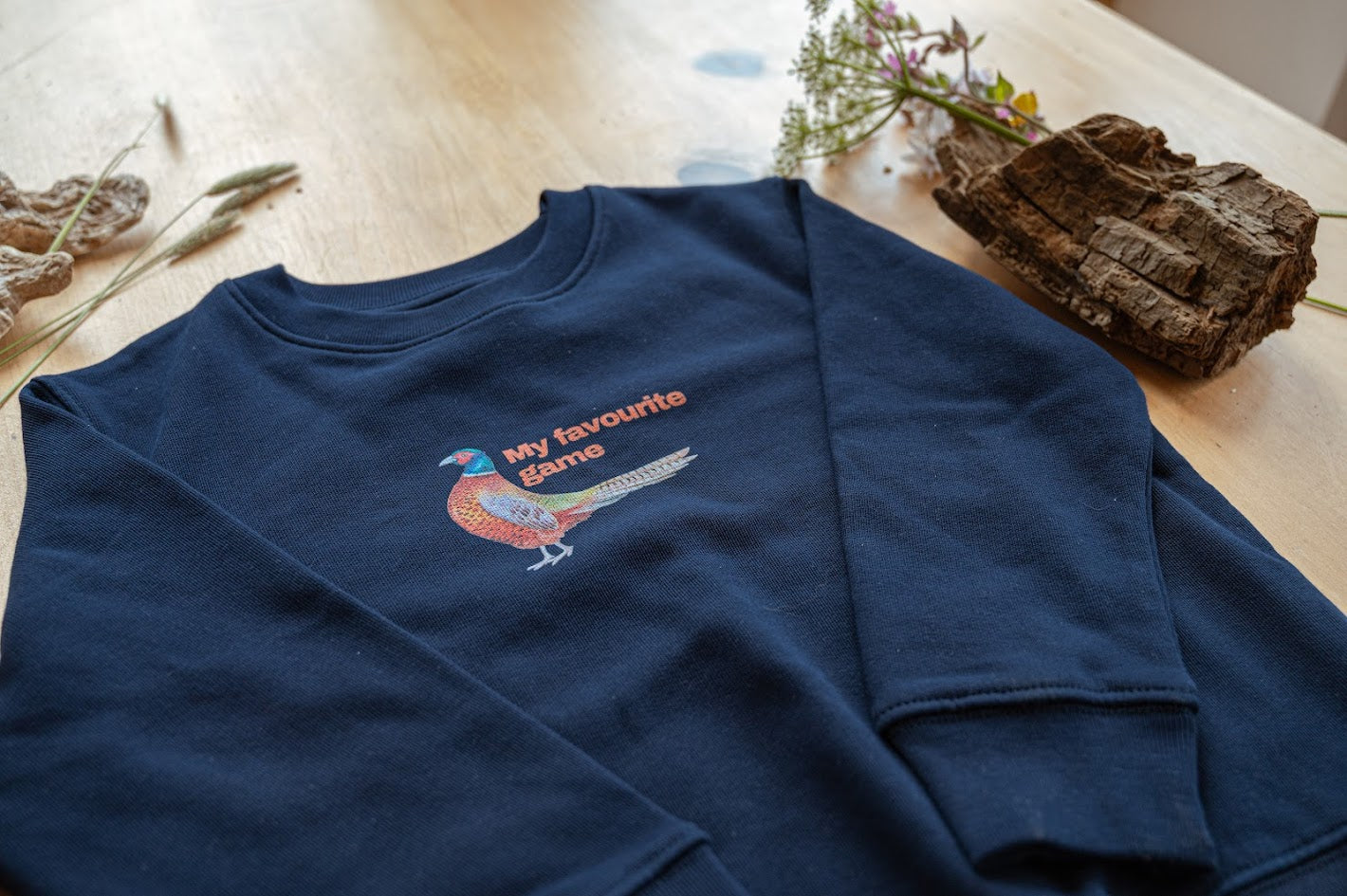 Kids Pheasant Sweatshirt by Sew Aneira