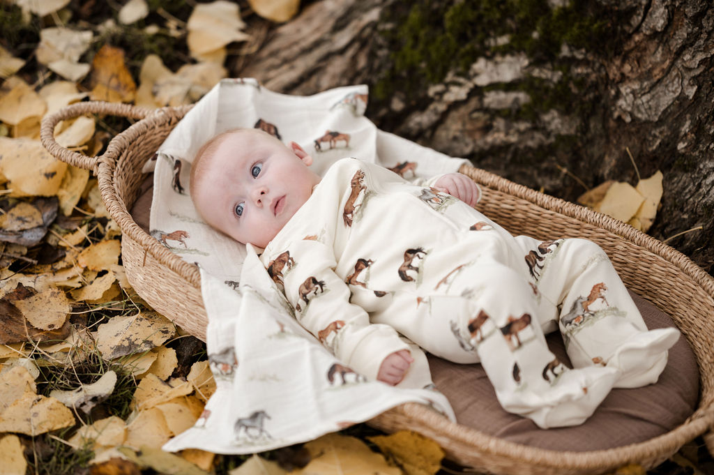 Sew Aneira Pony Organic Cotton Baby muslin