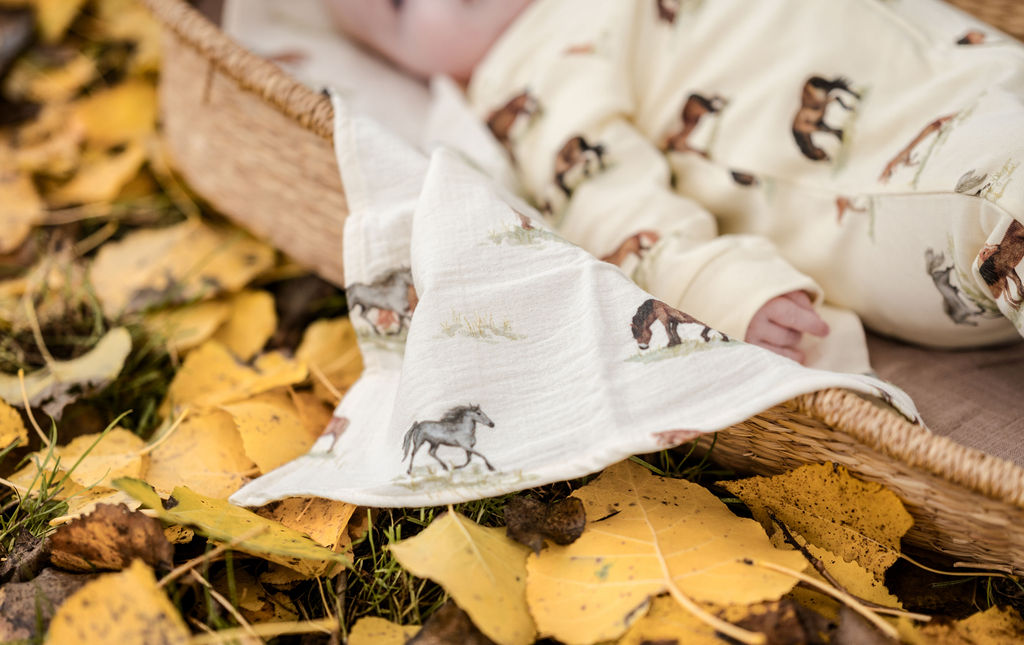Sew Aneira Pony Organic Cotton Baby muslin