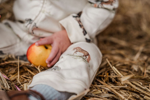 Sew Aneira Pony Organic cotton Baby Sleepsuit