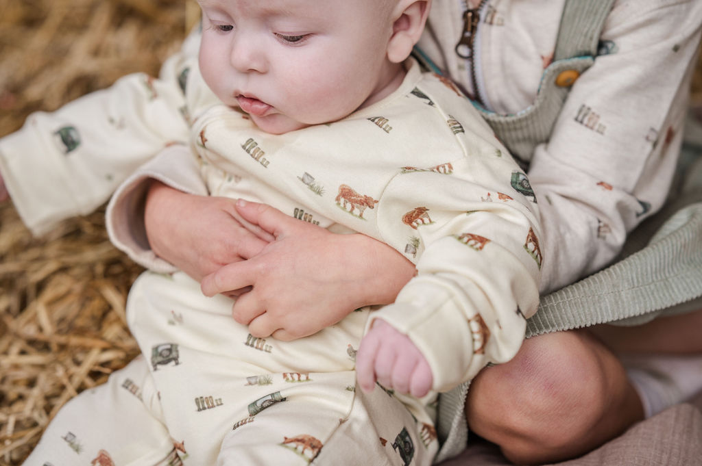 Sew Aneira 4x4 Organic Cotton Baby Sleepsuit