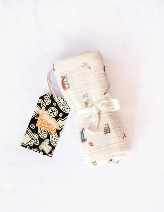 Sew Aneira 4 x 4 Organic Cotton Baby muslin