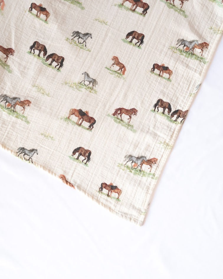 Sew Aneira Pony Organic Cotton Baby muslin