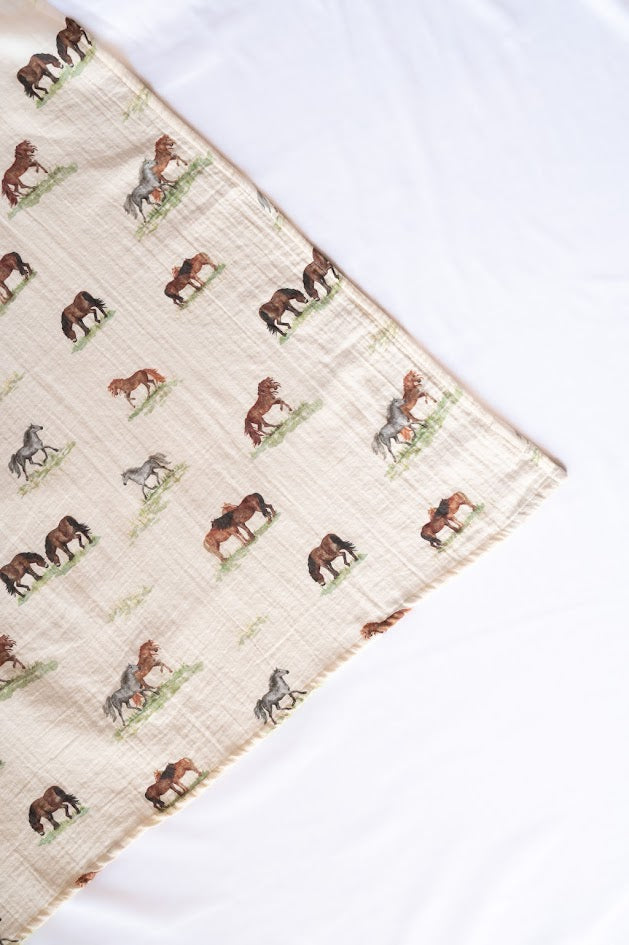 Sew Aneira Pony Organic Cotton Baby muslin