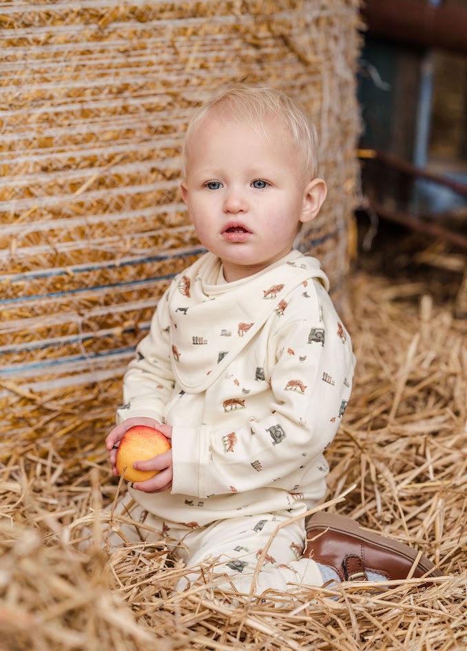 Sew Aneira 4x4 Organic Cotton Baby Sleepsuit