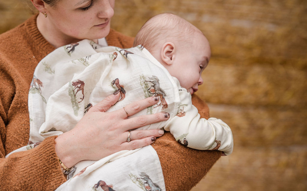 Sew Aneira Pony Organic Cotton Baby muslin