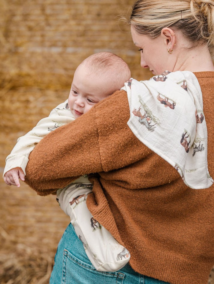 Sew Aneira Pony Organic Cotton Baby muslin