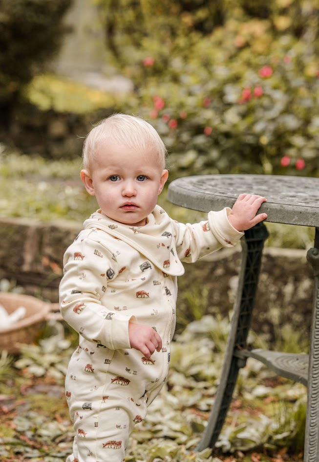 Sew Aneira 4x4 Organic Cotton Baby Sleepsuit