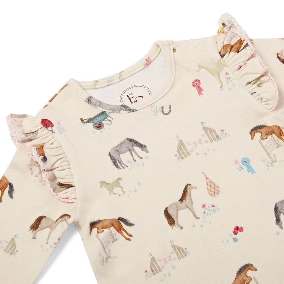 Eleanor Charles Pony Frill Bodysuit