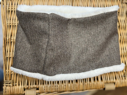 Adult Tweed Fur Lined Snood