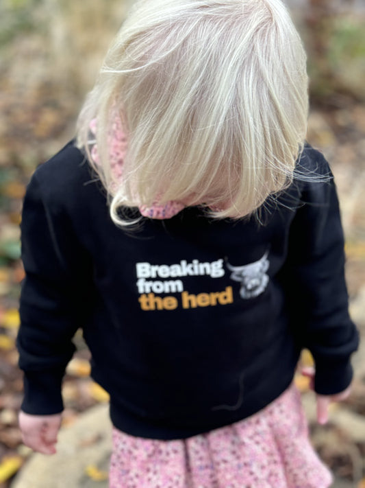 Baby Highland Cow Herd Sweatshirt