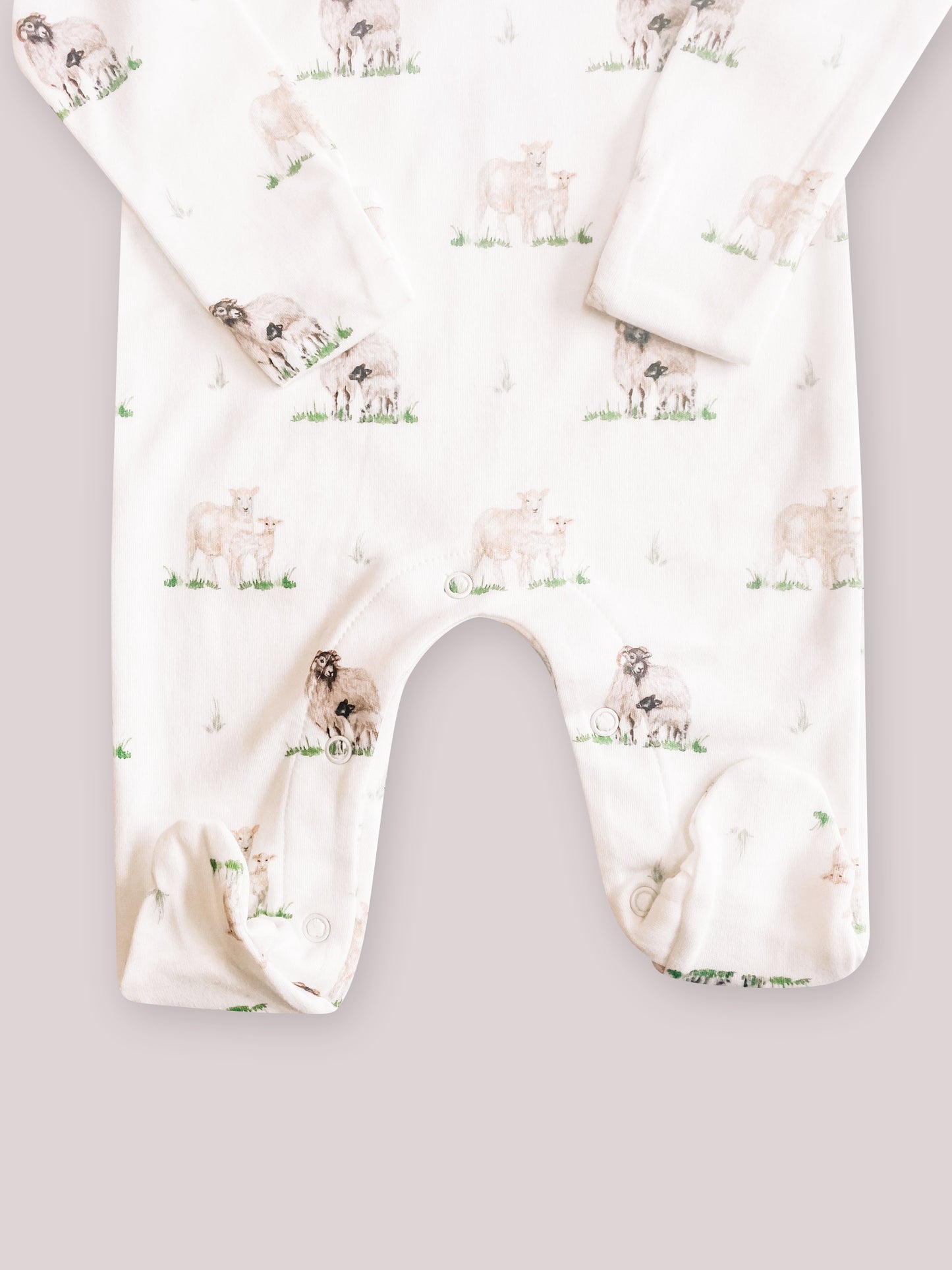 Little Stamford Co Sheep Sleepsuit