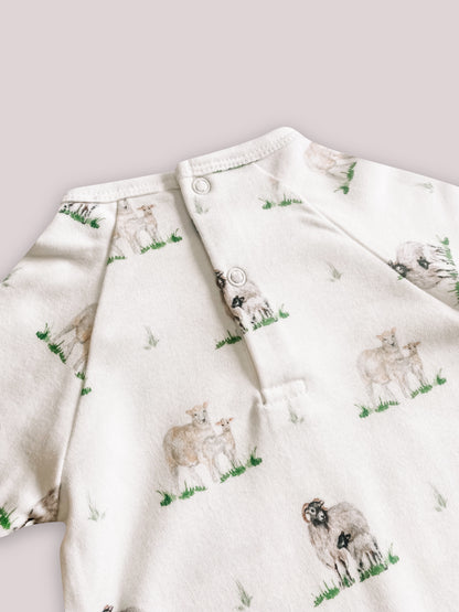 Little Stamford Co Sheep Sleepsuit