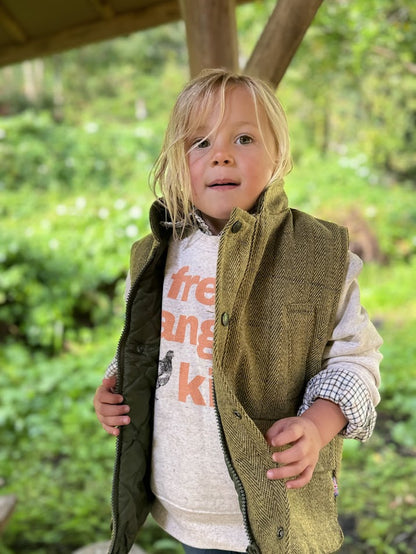 Children’s Tweed Shooting gilet