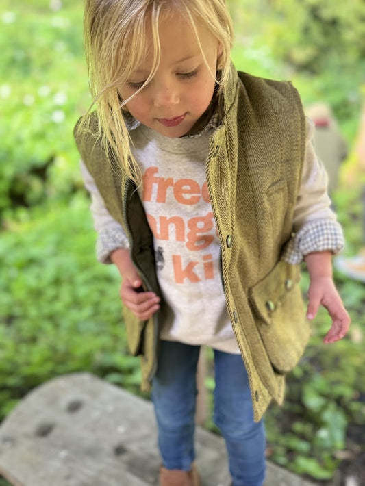Children’s Tweed Shooting gilet