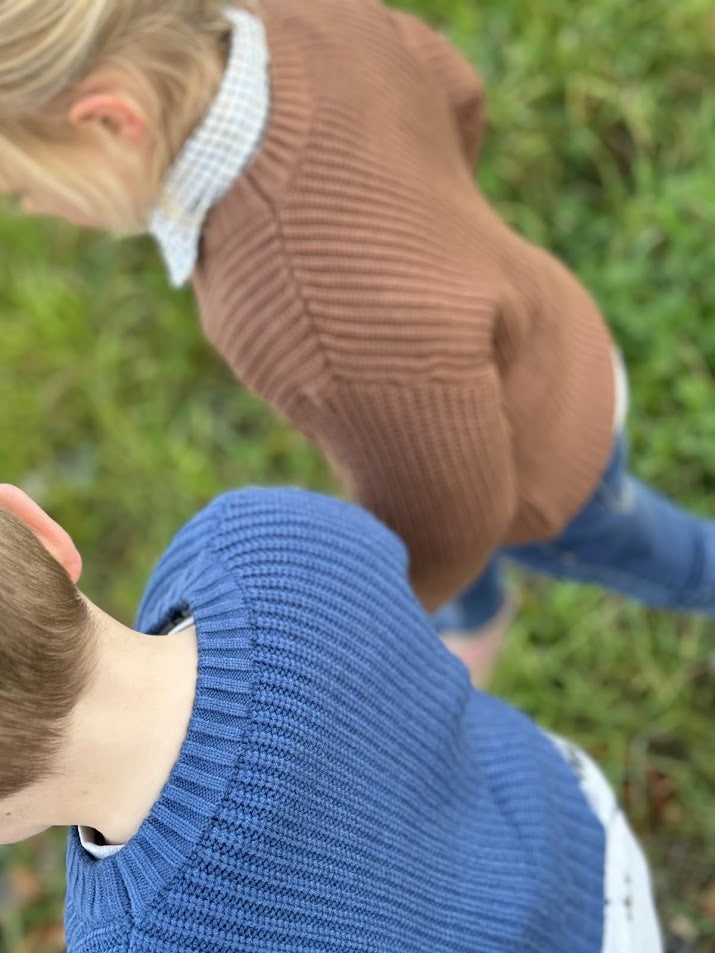 Kids Chunky knit mini farmer jumper