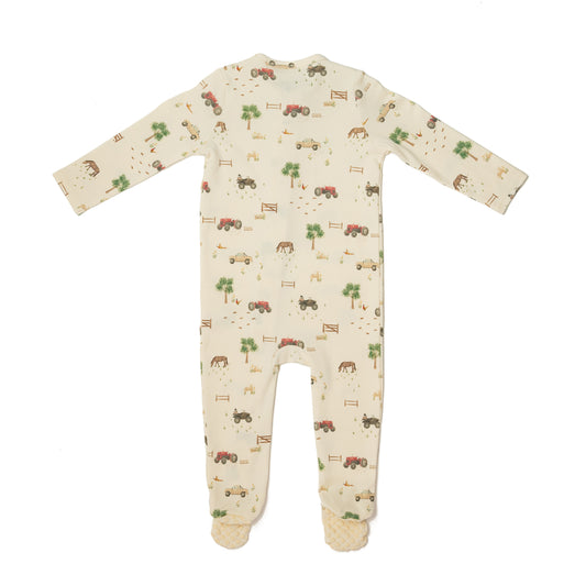 Eleanor Charles Organic Cotton Farm Sleepsuit