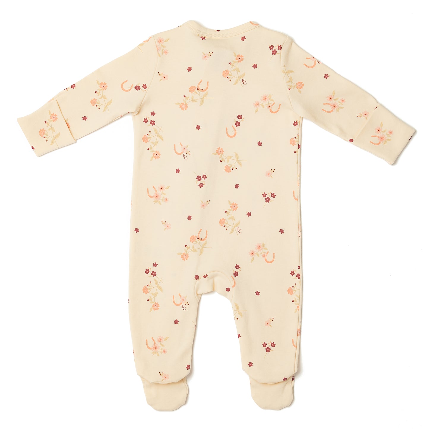 Eleanor Charles Horseshoe Floral Sleepsuit