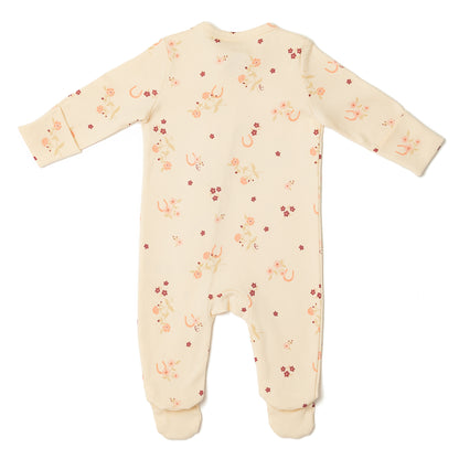 Eleanor Charles Horseshoe Floral Sleepsuit